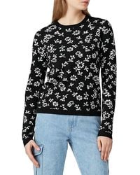 Sandy Liang - Floral Merino Wool Sweater - Lyst