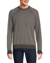 Vince - Birdseye Wool Blend Sweater - Lyst