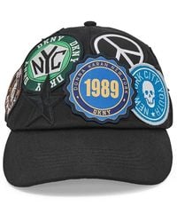 DKNY - Denim Patch Baseball Cap - Lyst