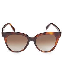 Alexander McQueen - 53mm Oval Sunglasses - Lyst