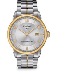 Tissot - T Classic 41Mm Two Tone Stainless Steel Automatic Bracelet Watch - Lyst