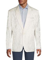 Tallia - Floral Jacquard Satin Blazer - Lyst