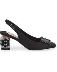 Lady Couture - Precious Embellished Slingback Pumps - Lyst