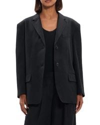 Theory - Galena Linen Single Breasted Blazer - Lyst