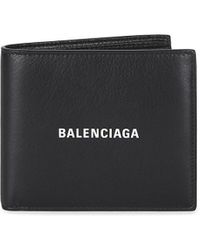 Balenciaga Logo Billfold Wallet - Black
