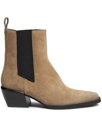 Rag & Bone - Joni 50Mm Suede Chelsea Boots - Lyst