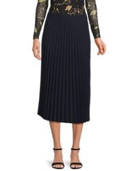 Tommy Hilfiger - Accordion Pleat Midi Skirt - Lyst