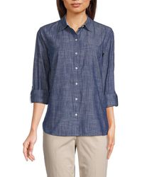 Tommy Hilfiger - Roll-Tab Button Down Shirt - Lyst