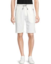 Brunello Cucinelli - Solid Drawstring Flat Front Shorts - Lyst