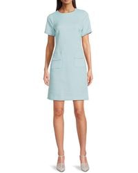 Tommy Hilfiger - Fringe-Trim A-Line Minidress - Lyst