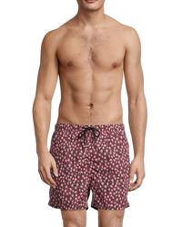 Solid & Striped The Classic Floral Swim Shorts - Pink