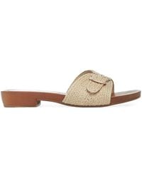 Gabriela Hearst - Clover Jute & Wood Slide - Lyst