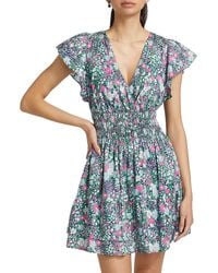 Rails - Kimora Floral Cotton Minidress - Lyst