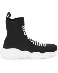 love moschino sock trainers women's