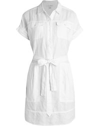 pure navy linen dress