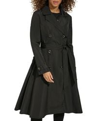 Karl Lagerfeld - Pleated Trench Coat - Lyst