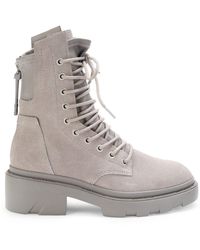 Ash Maddox Leather Combat Boots | Lyst