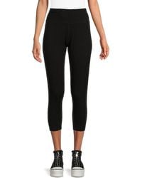 Calvin Klein - Flat Front Cropped Pants - Lyst