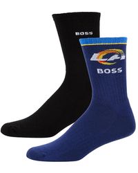 BOSS - 2-Pack Logo Crew Socks - Lyst