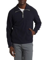 Theory - 'Allons Surf Terry Zip Up Pullover - Lyst