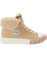 Circus by Sam Edelman - Sophi Faux Fur-Lined High-Top Sneakers - Lyst