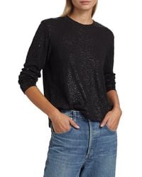 ATM - Foiled Slub Cotton T-Shirt - Lyst