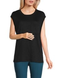 Chaser Brand - Semi Sheer Jersey Top - Lyst