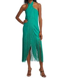 AFRM Fen Halter Catsuit in Black | Lyst