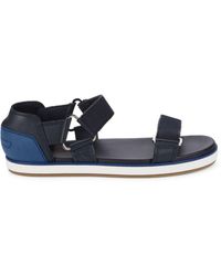 hugo boss men's leather sandals