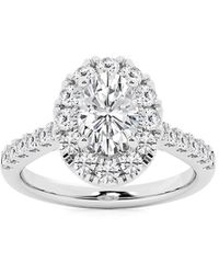 Saks Fifth Avenue - Saks Fifth Avenue Build Your Own Collection 14k White Gold & 3 Tcw Natural Diamond Engagement Ring - Lyst