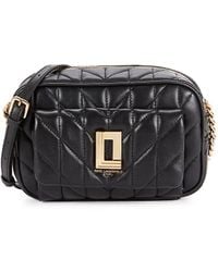 Karl Lagerfeld - Lafayette Leather Quilted Shoulder Bag - Lyst