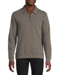 Vince - French Terry Zip Up Pullover - Lyst