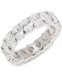 Saks Fifth Avenue - 14K 5.18 Tcw Lab-Grown Diamond Full-Circle Band Ring - Lyst