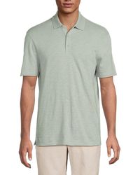 Vince - Solid Short Sleeve Polo - Lyst