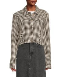 DL1961 - Vika Houndstooth Cotton Jacket - Lyst