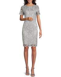 Marina - ' Lace Mini Dress - Lyst