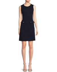 Tommy Hilfiger Ultra Cotton-crochet Mini Dress in Blue | Lyst