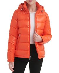 Guess - Hooded Puffer Jacket - Lyst