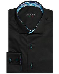 MASUTTO - 'Classic Fit Solid Dress Shirt - Lyst