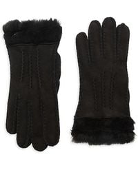 UGG - Shearling Sheepskin Gloves - Lyst