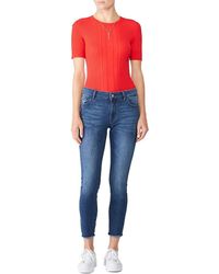 DL1961 - Mid Rise Cropped Skinny Jeans - Lyst