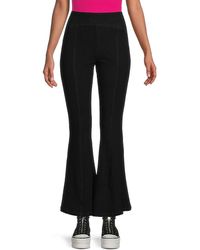 AREA STARS - Ribbed Flare Pull On Pants - Lyst