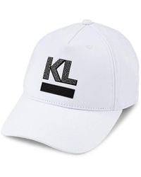 Karl Lagerfeld - Patch Logo Baseball Hat - Lyst