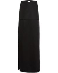KHAITE - Saxon Maxi Skirt - Lyst
