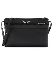 Zadig & Voltaire - Stella Wings Leather Crossbody Bag - Lyst