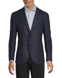 Lubiam - Plaid Silk & Virgin Wool Modern-Fit Sport Coat - Lyst