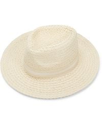 Vince Camuto - Woven Design Panama Hat - Lyst