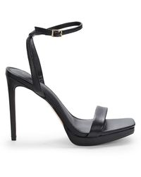 bcbgeneration black suede heels