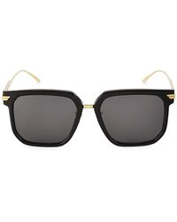 Bottega Veneta - 57mm Square Sunglasses - Lyst