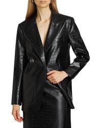 Kobi Halperin - Rein Crocodile-Embossed Jacket - Lyst